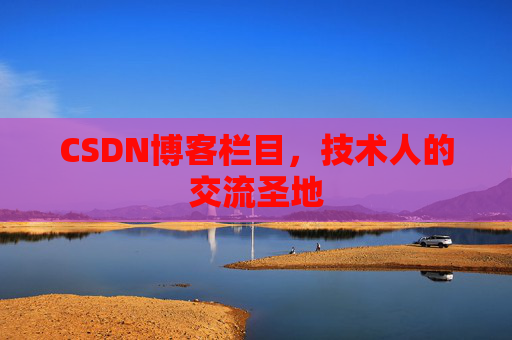 CSDN博客栏目，技术人的交流圣地